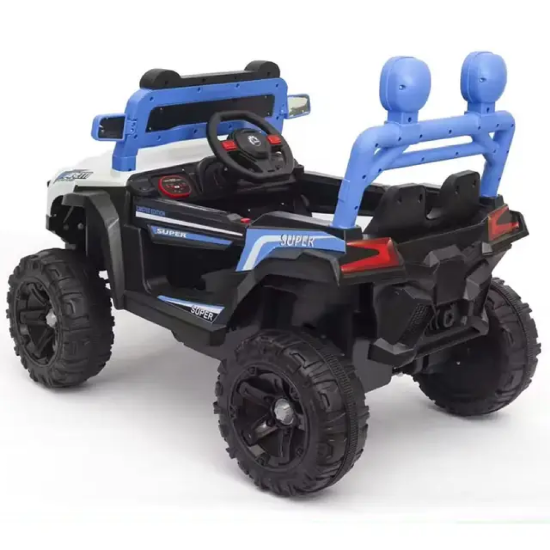 صورة سيارة أطفال المدرعة وردي ماطورين